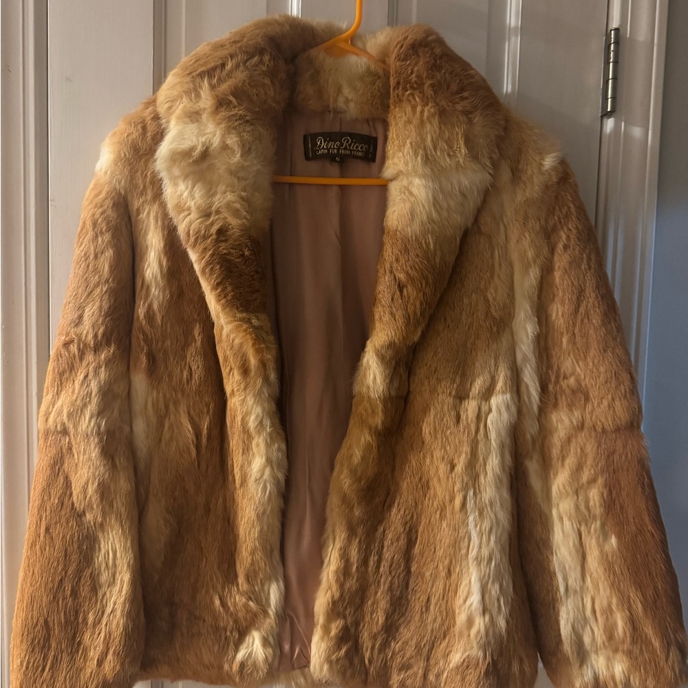 Vintage Rabbit Fur Coat